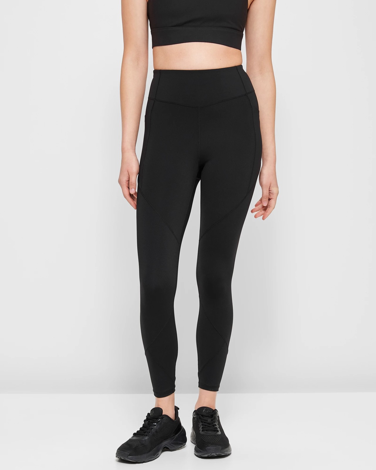 Sculpt Black High Waisted Full Length Leggings