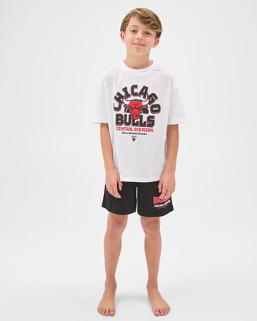 Licensed NBA Australian Cotton Older Boys Oversized Knit Pyjama Set
