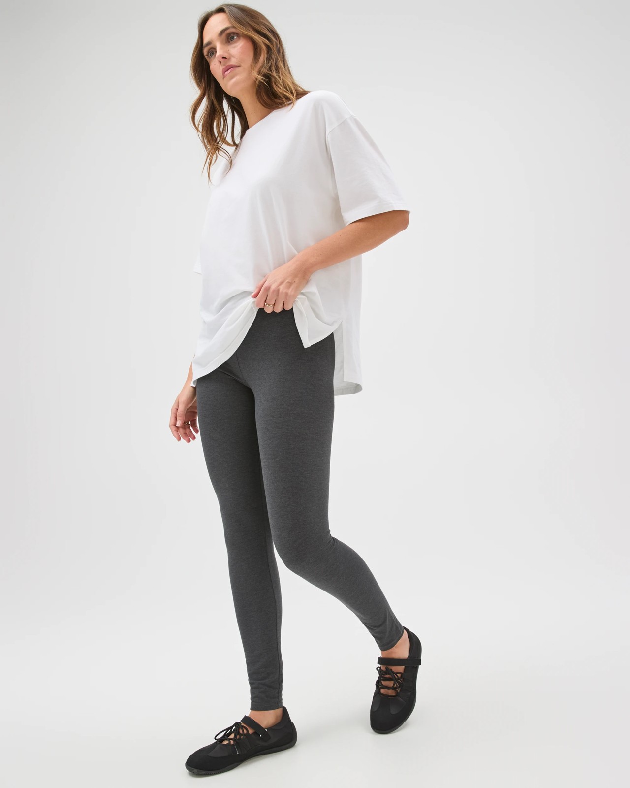 Australian Cotton Full Length Leggings 3 of 6