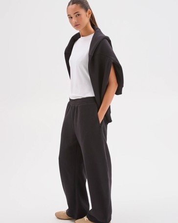 Lily Loves Australian Cotton Blend Bow Leg Trackpants