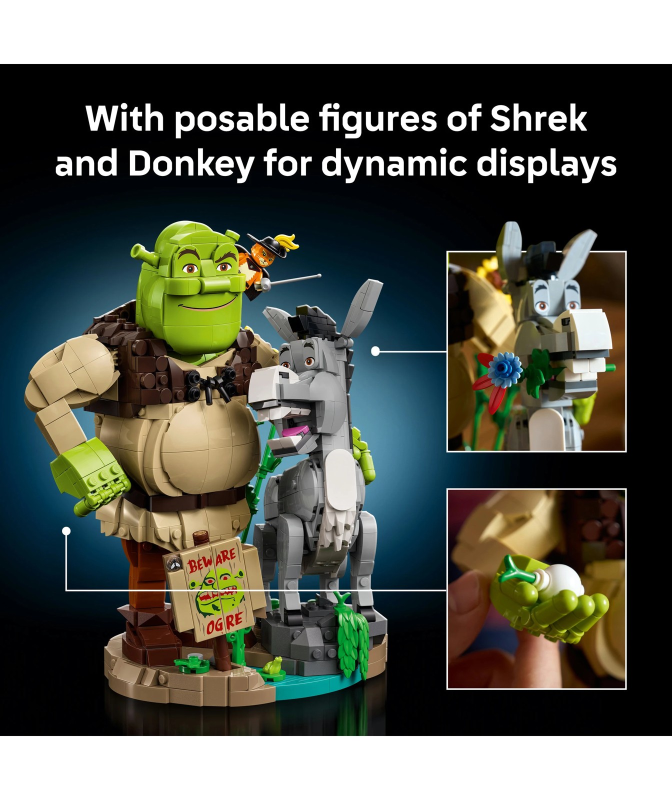 Pre-Order LEGO® Shrek, Donkey & Puss in Boots 72423 4 of 5