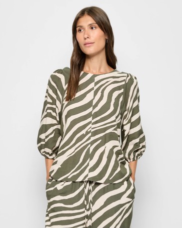 Balloon Sleeve Blouse