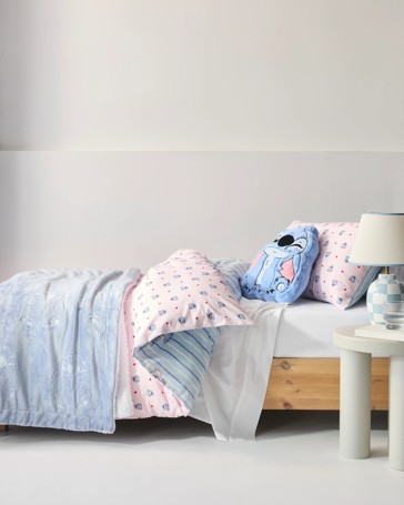 Disney Stitch Australian Cotton Reversible Quilt Cover Set