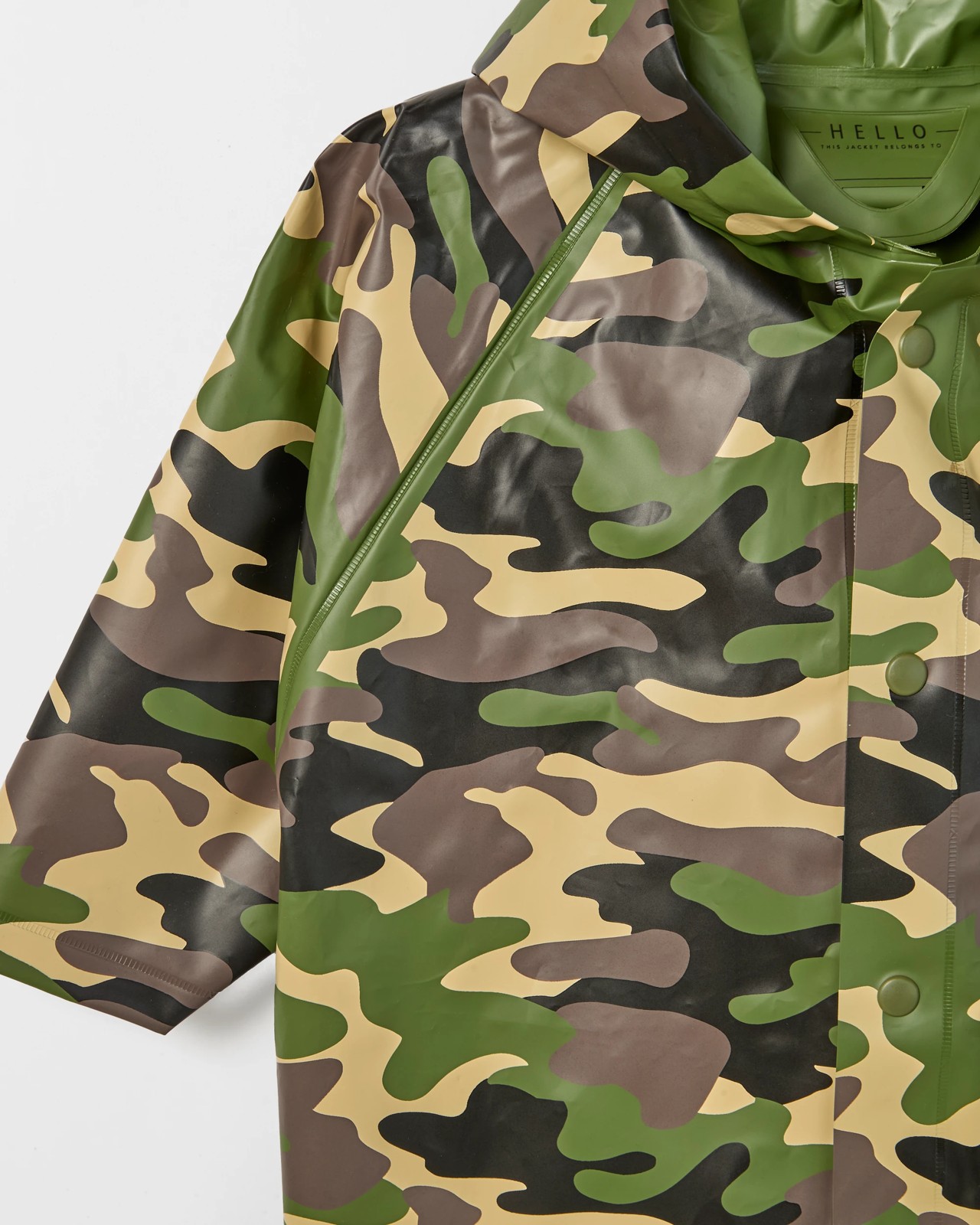Camo Print Raincoat 2 of 2