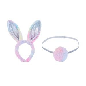 Anko Rainbow Bunny Ears and Tail Set product image