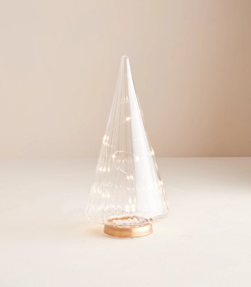 Christmas LED Glass Tree - Small