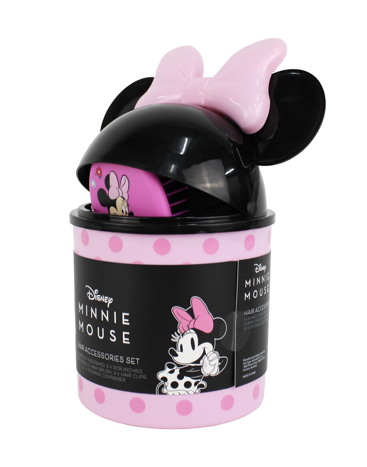Disney Minnie Mouse Hair Accessories Gift Set 3 of 4