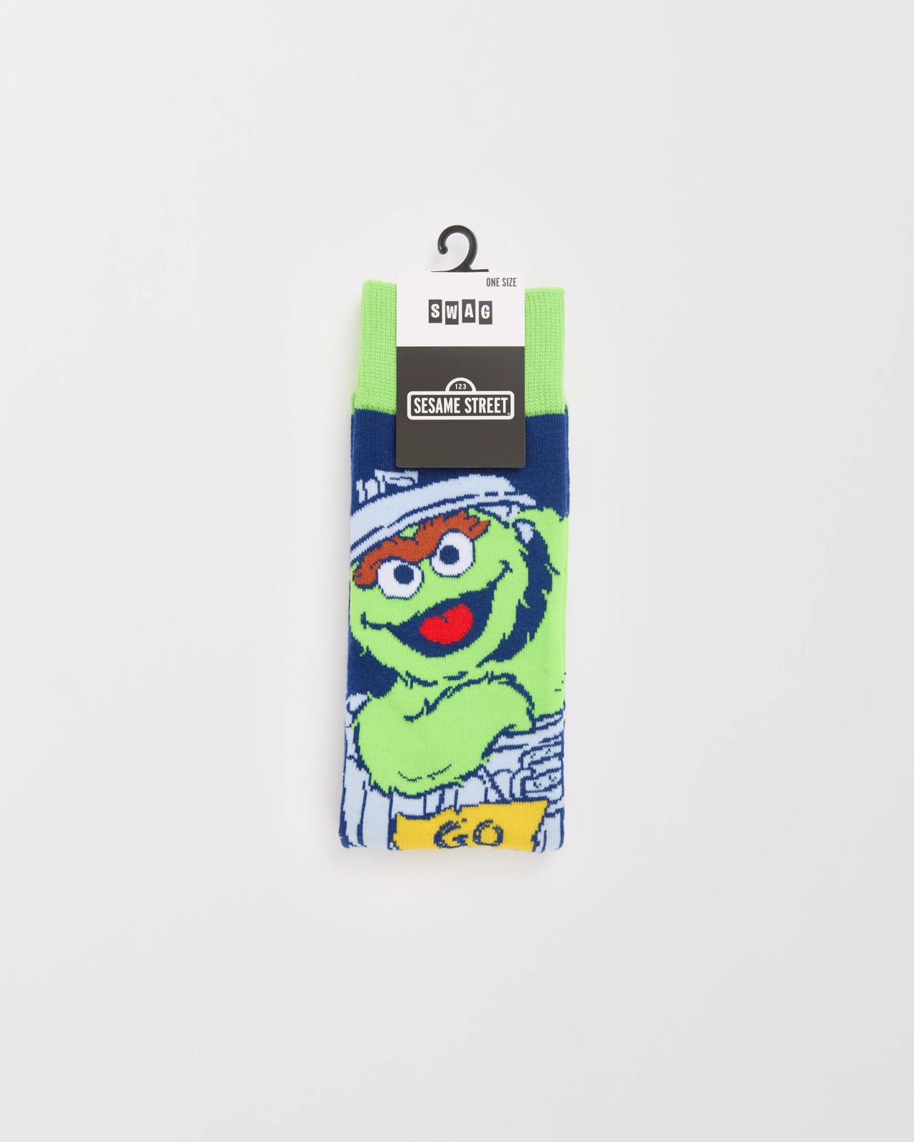 Swag Oscar The Grouch Crew Socks 3 of 3