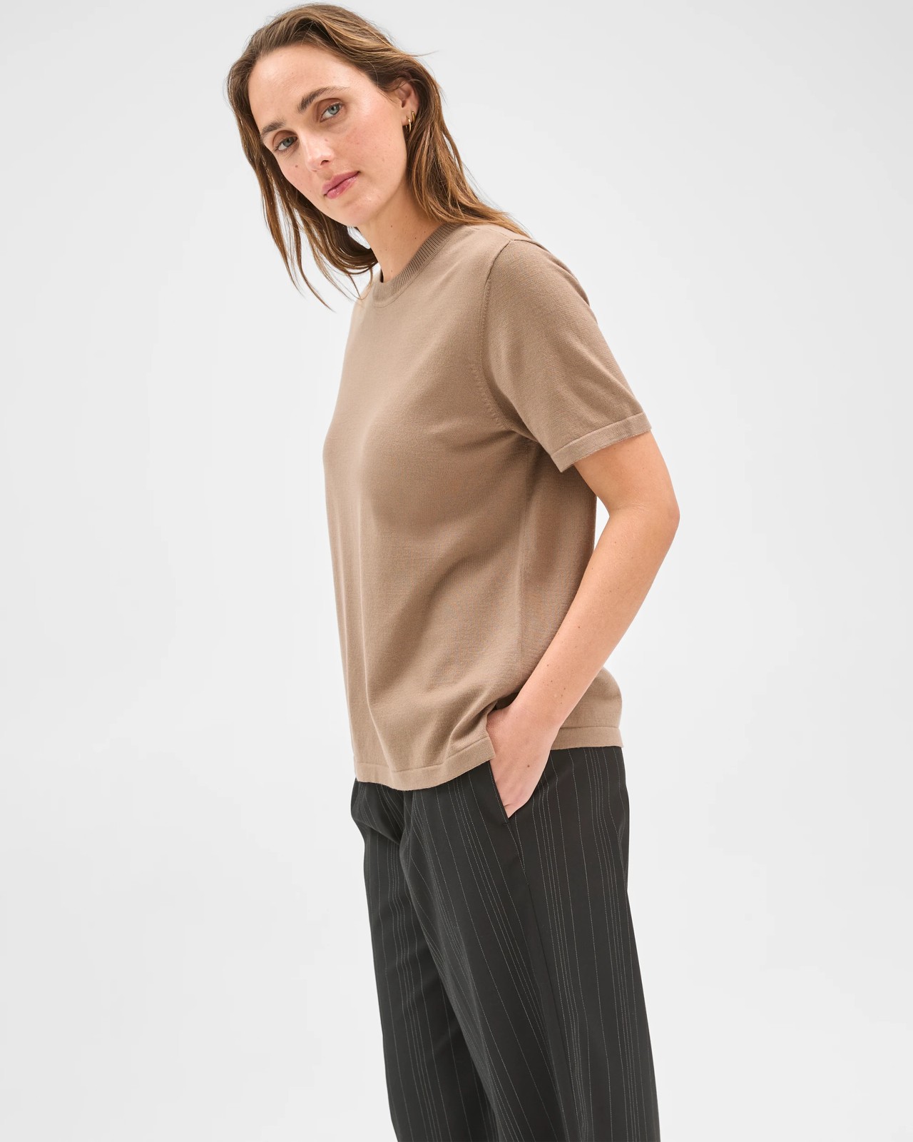 Preview Ultimate Knit Top - Parchment 4 of 6