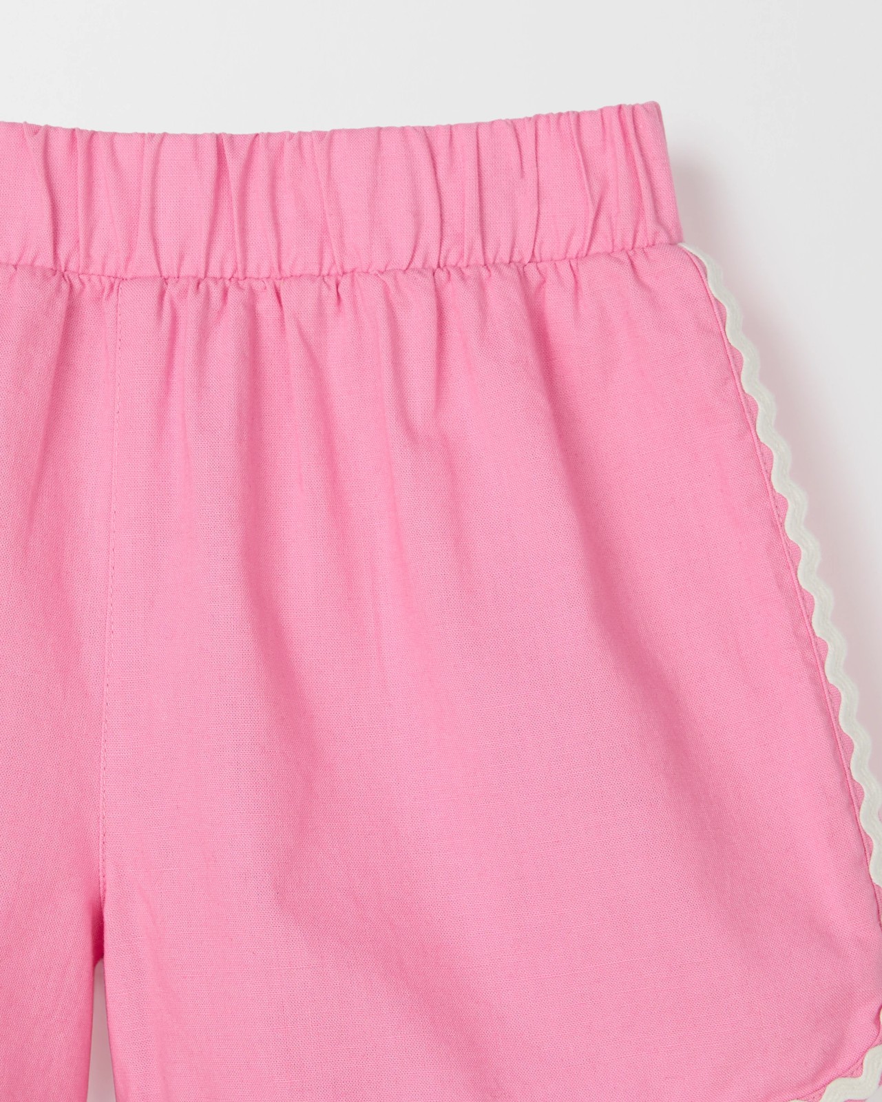 Dolphin Hem Woven Shorts - Light Pink 5 of 5