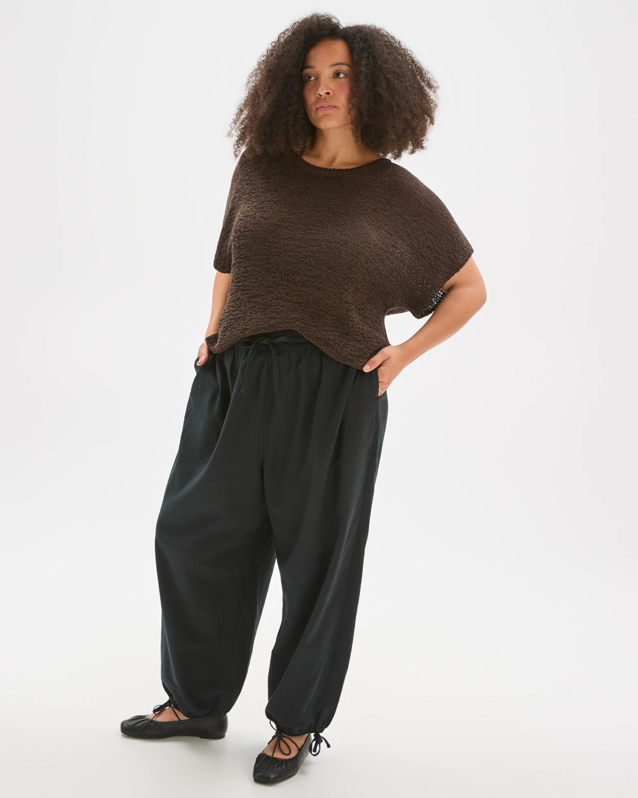 Plus Size Slub Utility Pants 2 of 5