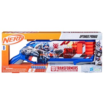 NERF Elite Transformers Optimus Primal Dart Blaster