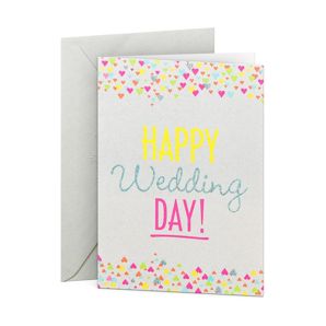 Hallmark Wedding Card - Heart Confetti product image