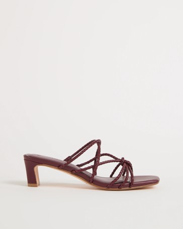 Strappy Low Heels - Sassy