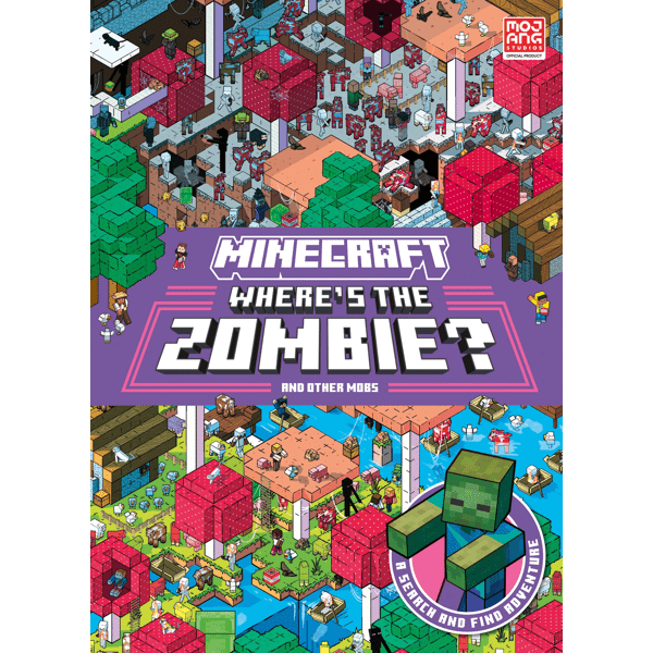 Minecraft Where's the Zombie? And Other Mobs - Book