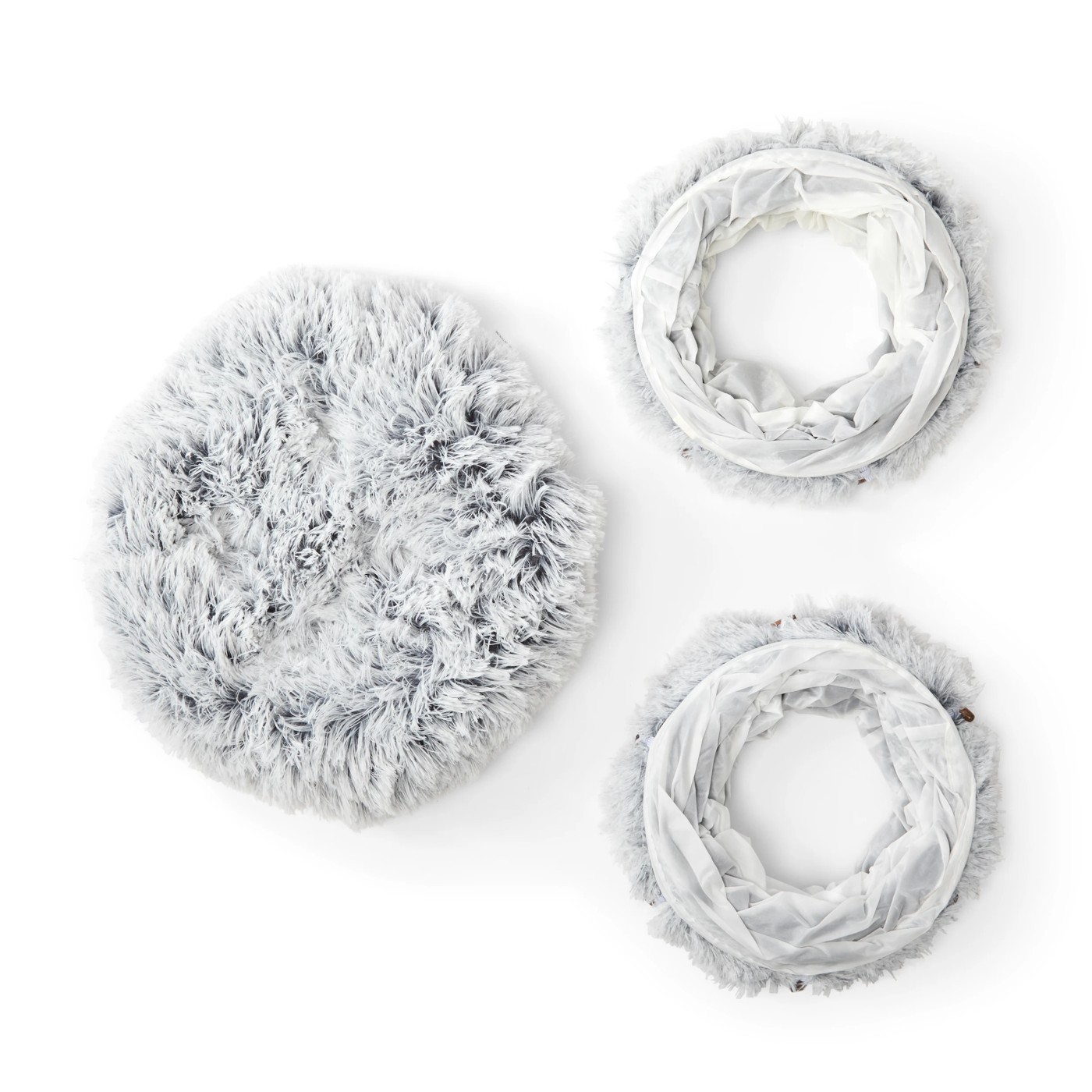 Anko Round Fluffy Cat Tunnel Bed 6 of 6