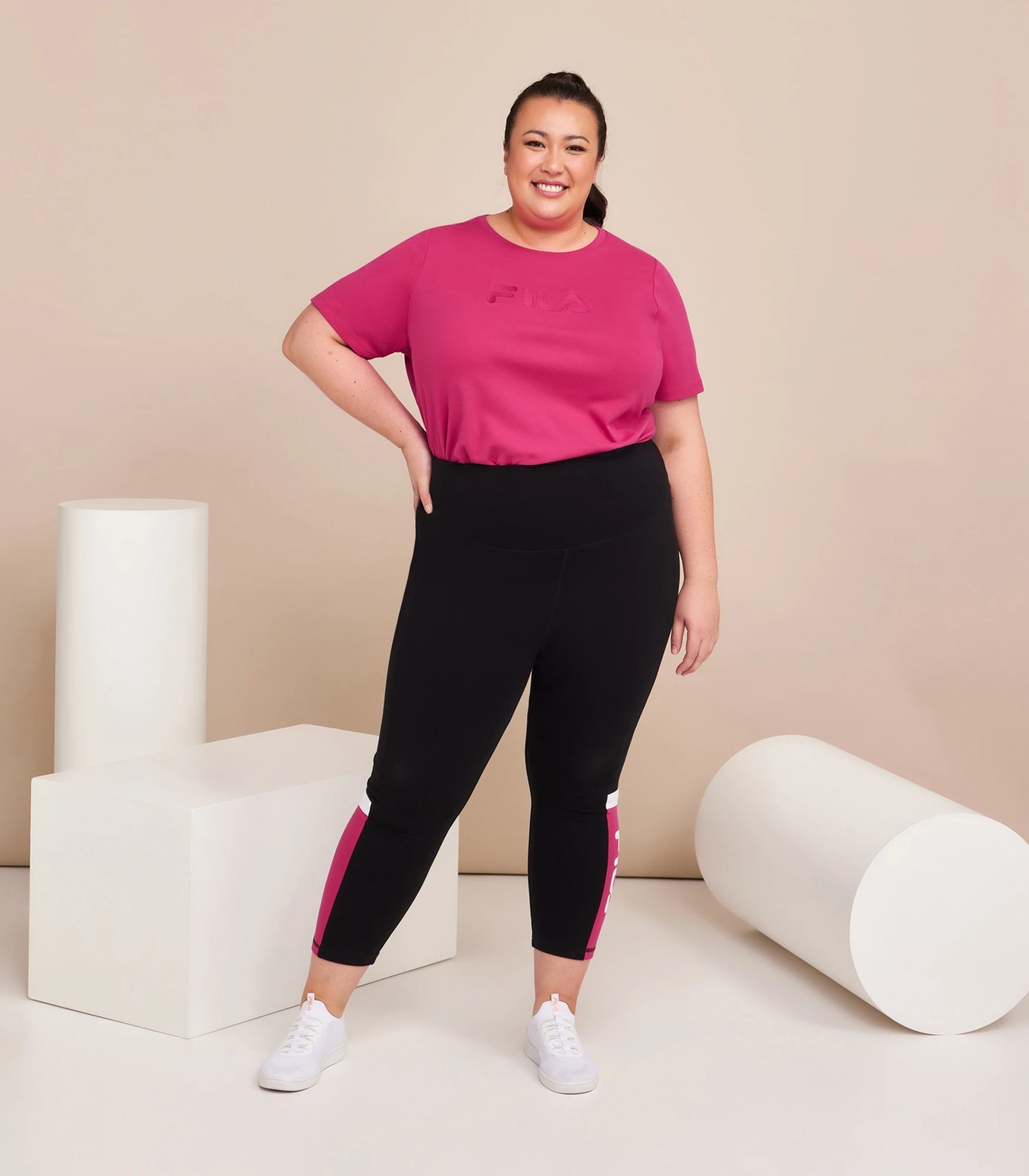 Office London on X: Serving Summer looks ✨ Shop the Fila Range online now:   Fila Womens Tights Willow Leggings (3040681) - R599 Fila  Womens Disruptor II (3035432) - R1499  /