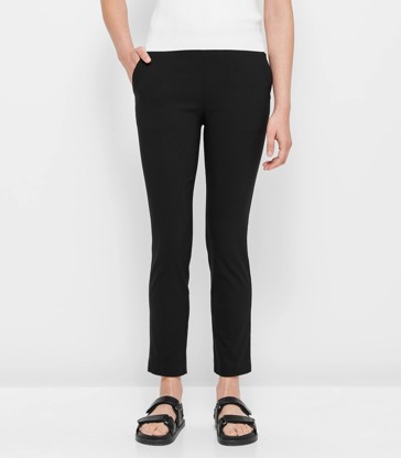 Dannii Minogue Petites Ankle Twill Work Pants with Belt