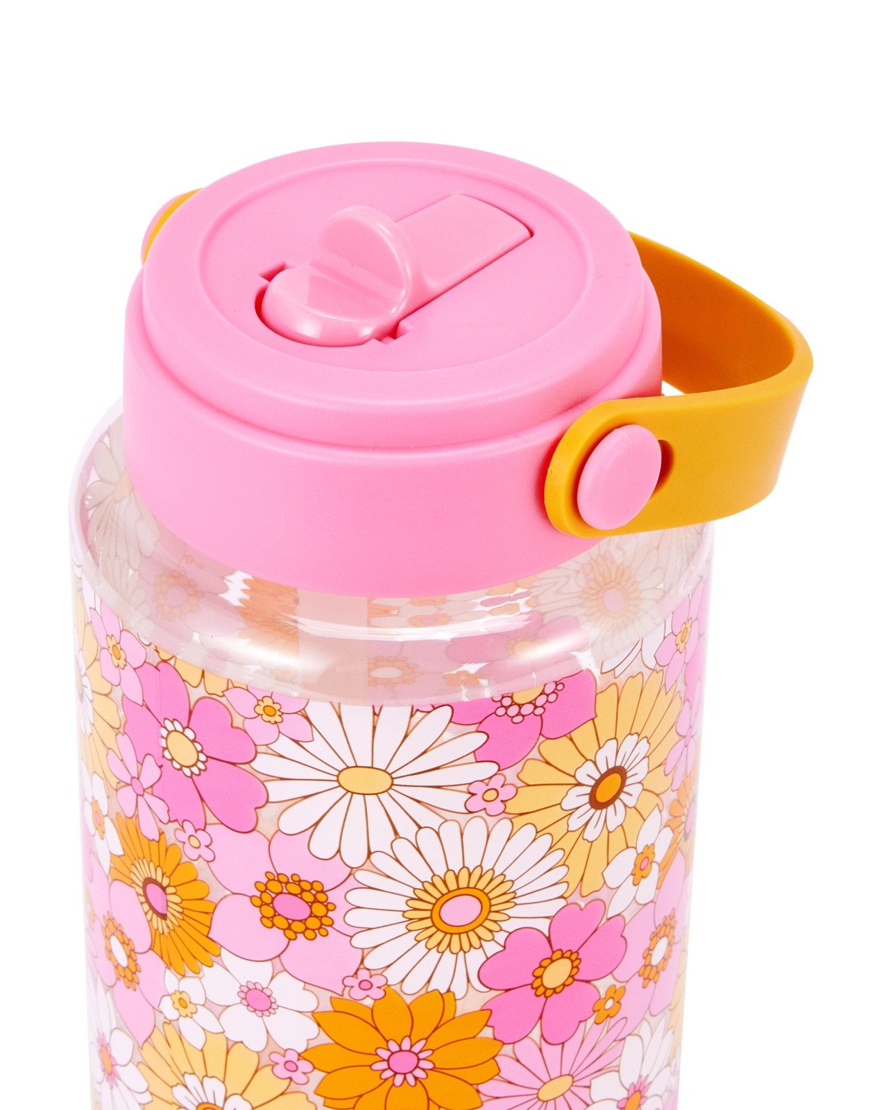 Anko 1L Drink Bottle with Handle - Flower 4 of 5