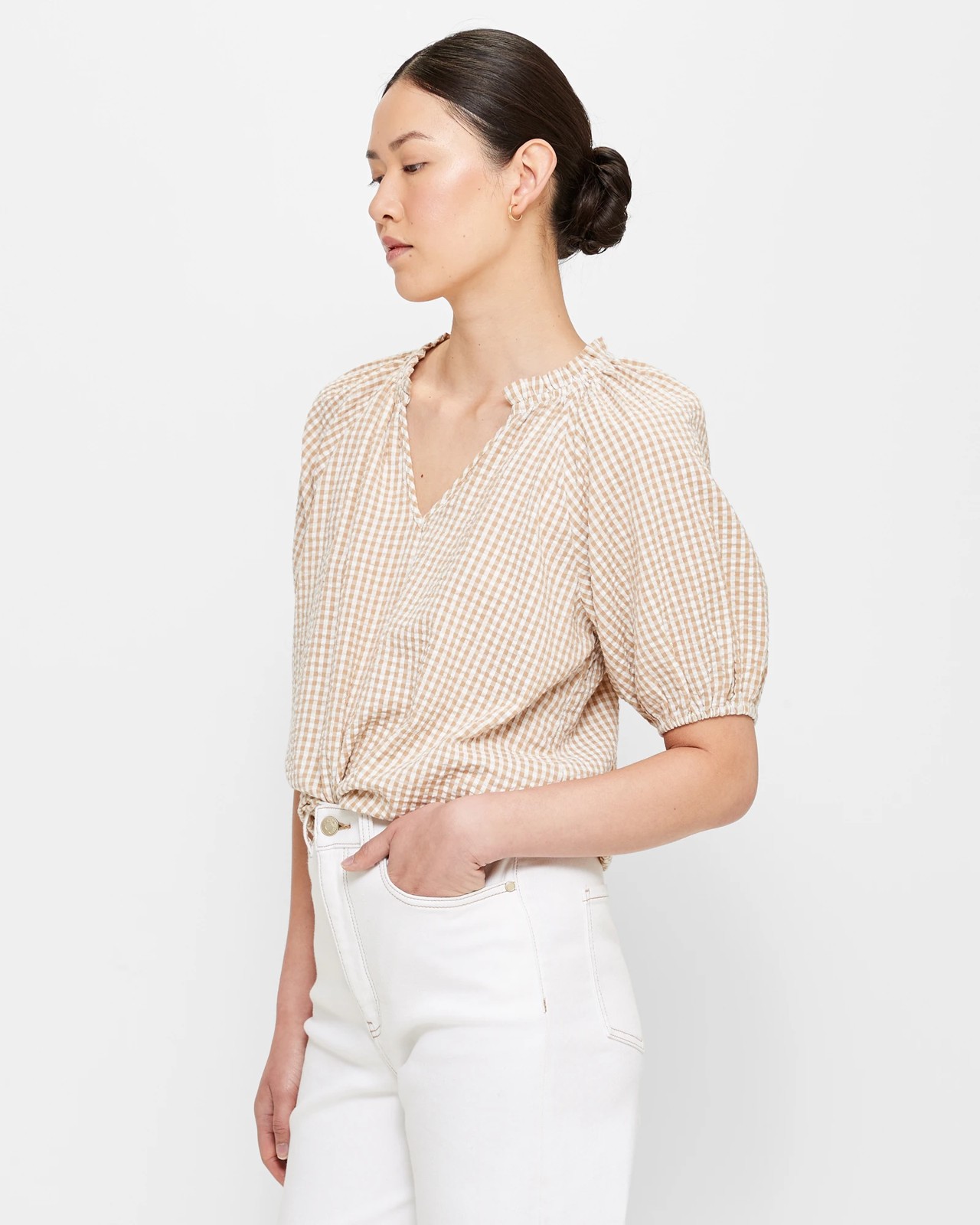 Dallas Puff Sleeve Blouse | Target Australia