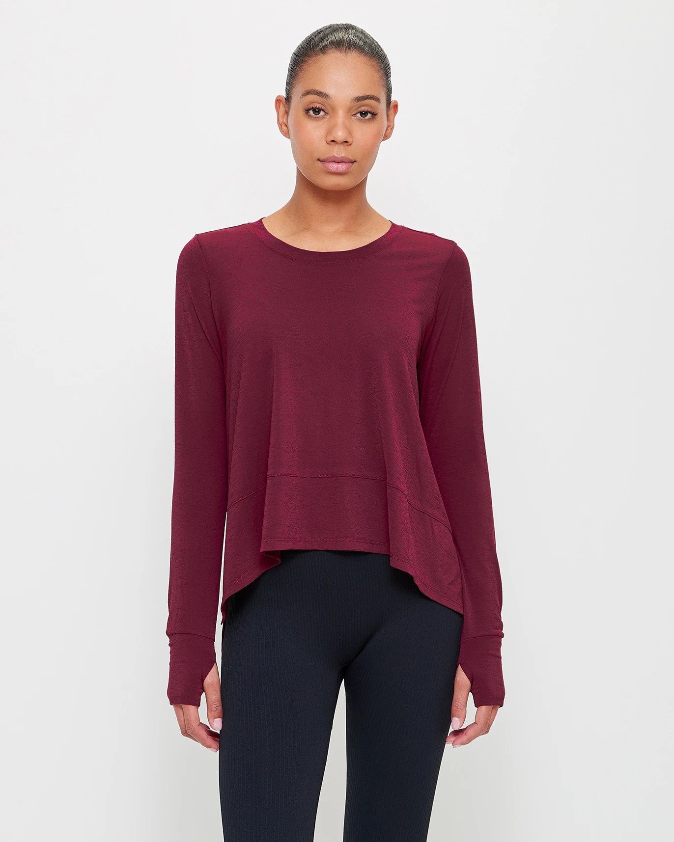 Long sleeve flowy store top