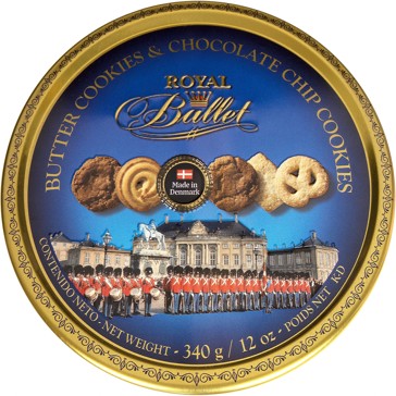 Royal Ballet Butter and Chocolate Chip Cookies 340g