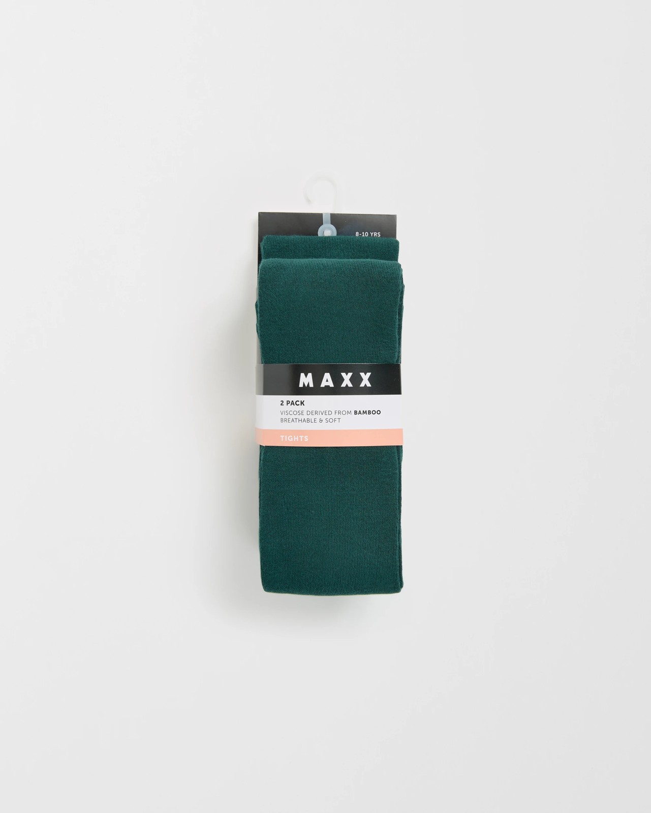 Maxx Bamboo 2 Pack Girls School Tights - Green 3 of 3