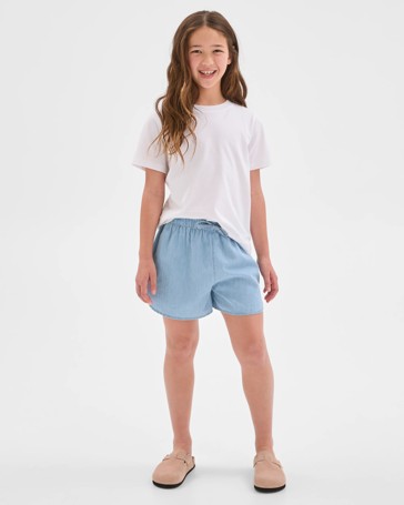 Australian Cotton Chambray Shorts