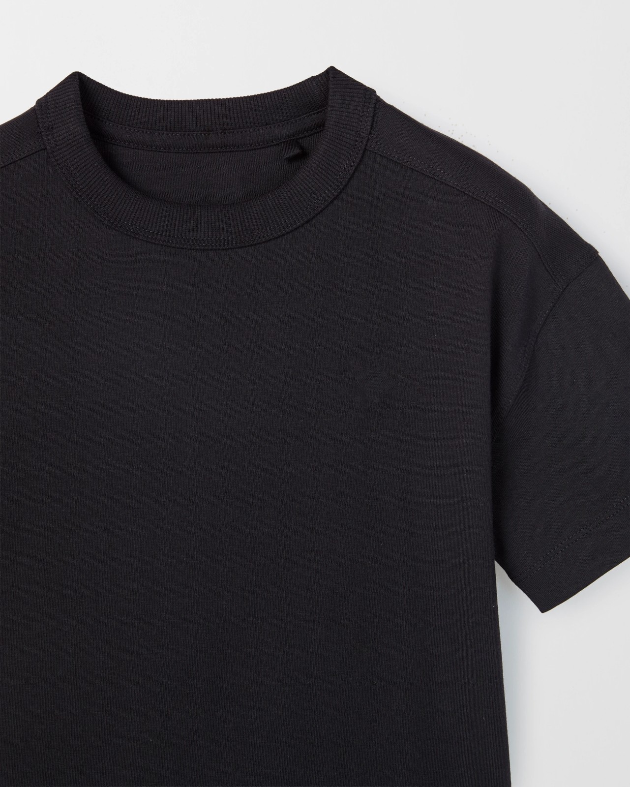 Organic Cotton Oversized T-Shirt - Black 2 of 2