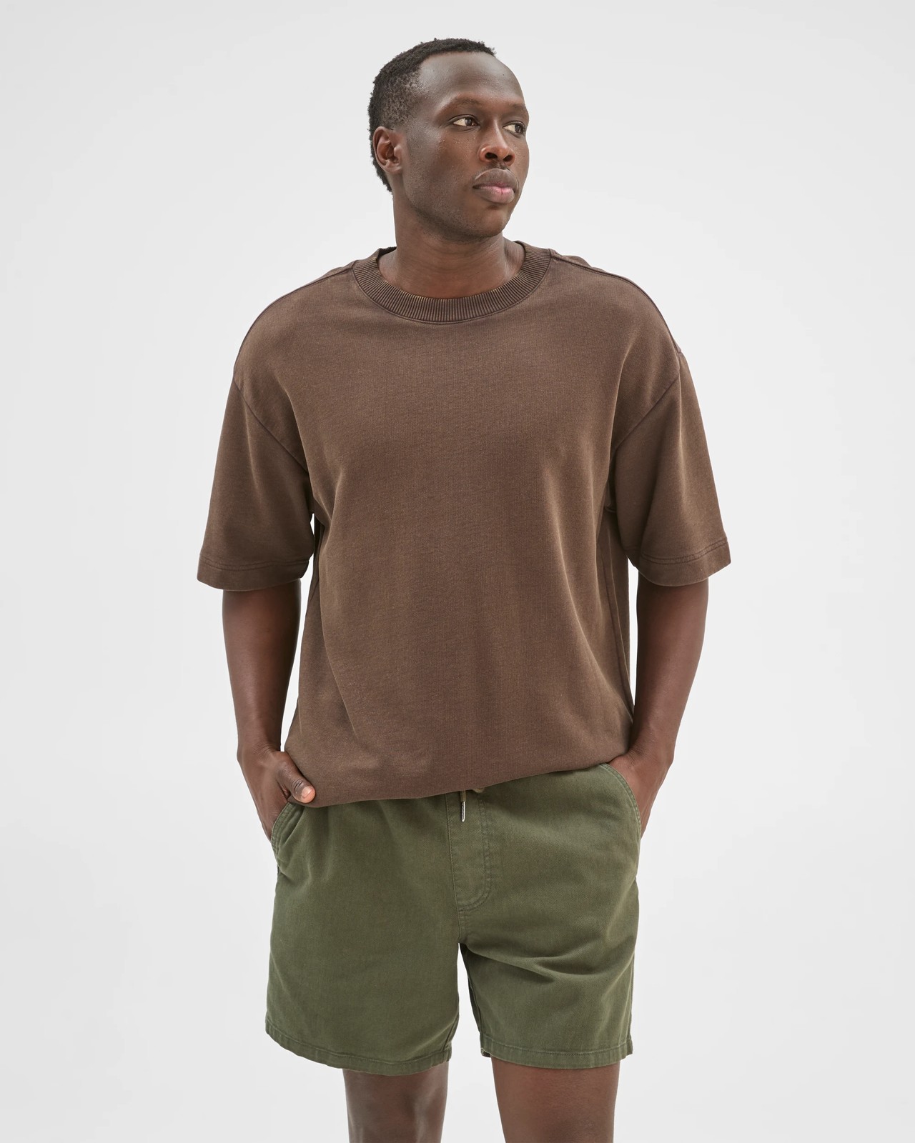 Commons Australian Cotton Twill Volley Shorts - Forest Green 2 of 6