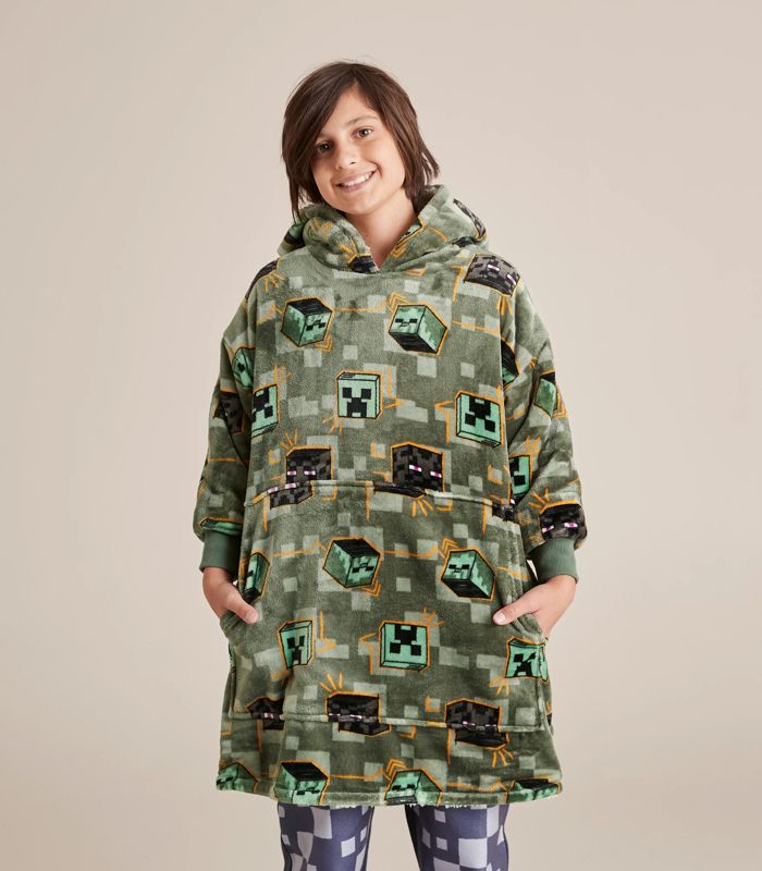 Kids Minecraft Fleece Oversized Hoodie | Target Australia