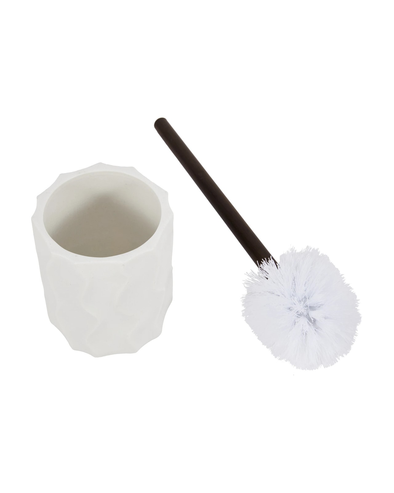 Anko White Textured Toilet Brush 3 of 5
