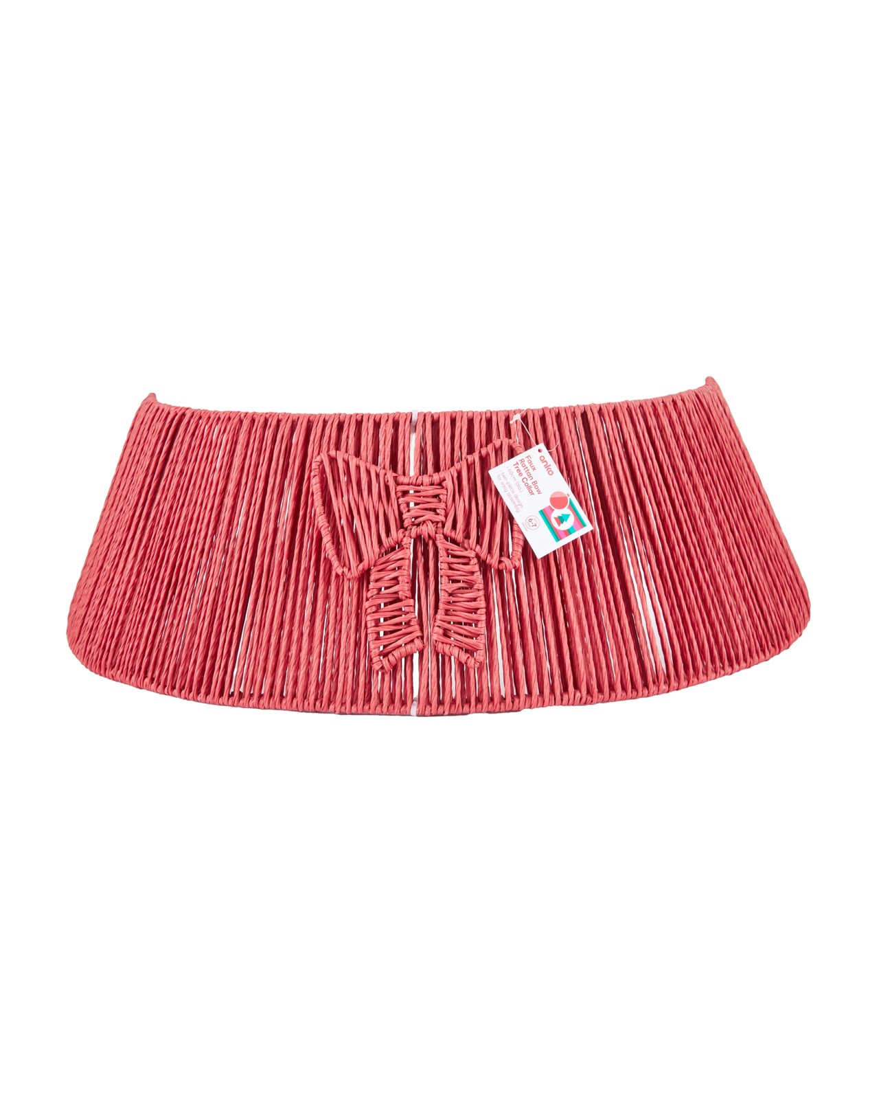 Anko Faux Rattan Bow Tree Collar 5 of 5
