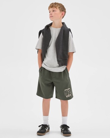 Australian Cotton Blend Fleece Sweat Shorts