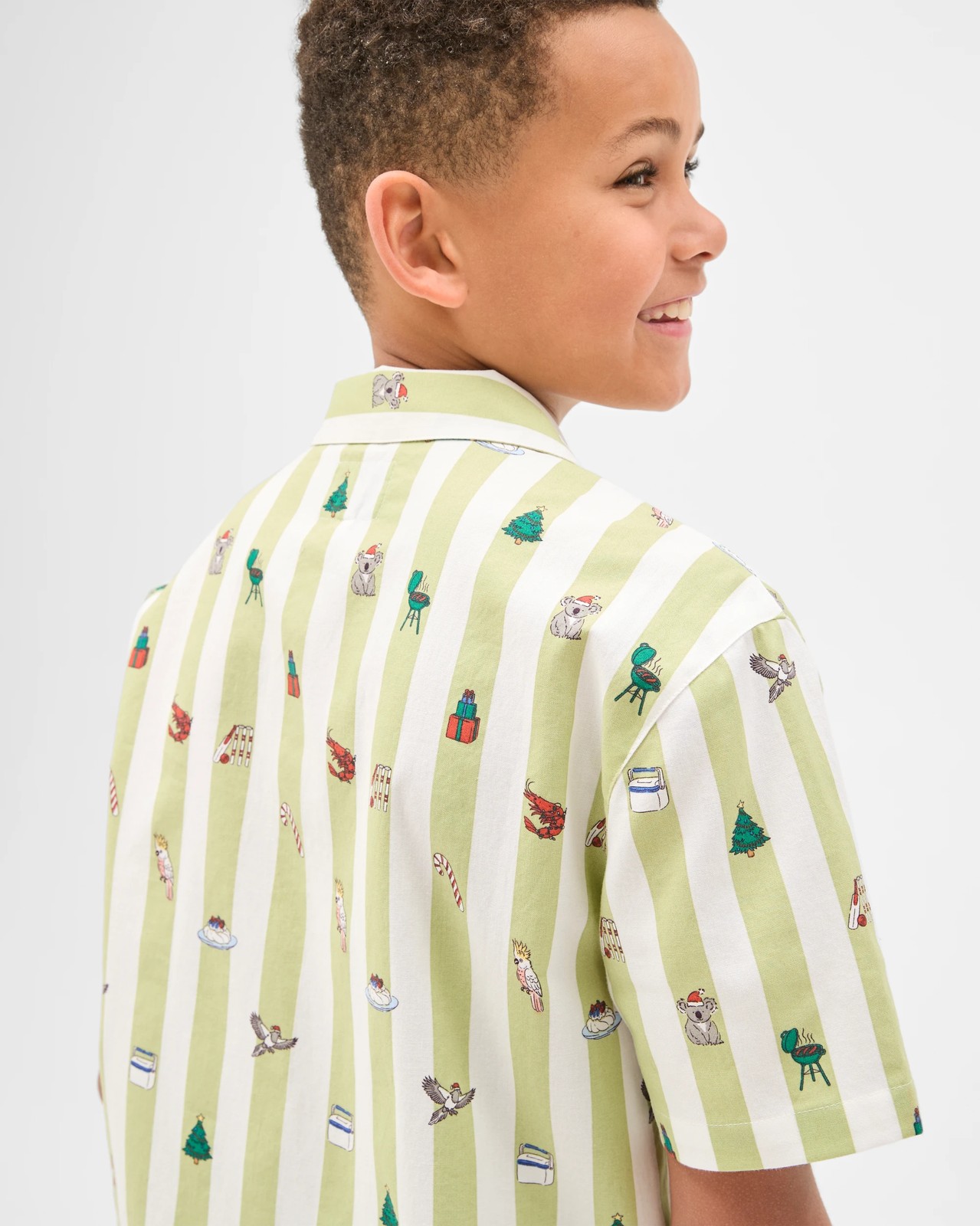 Cotton Woven Christmas Shirt 3 of 5