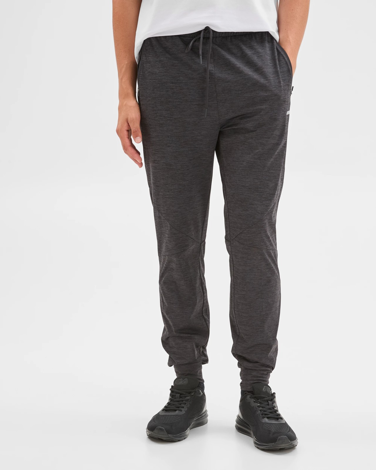 Active Panelled Trackpants - Black 2 of 5