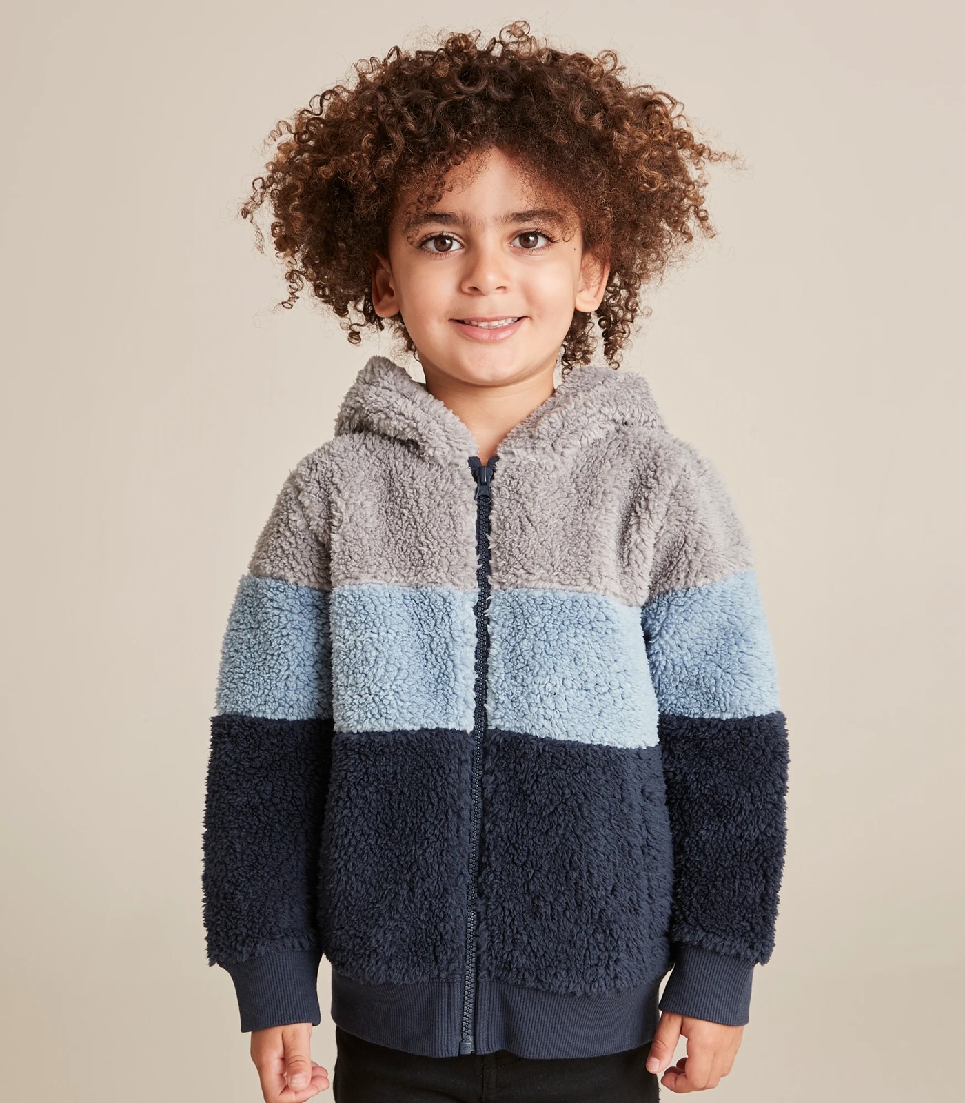 Zip Teddy Fleece Jumper | Target Australia