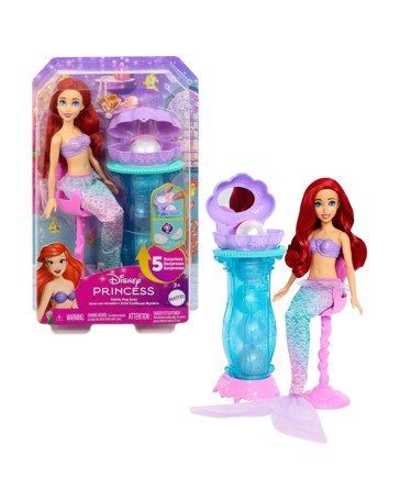 Disney Princess Ariel Vanity Pop Mermaid Fashion Doll & Vanity with 5 Pop-up Surprises