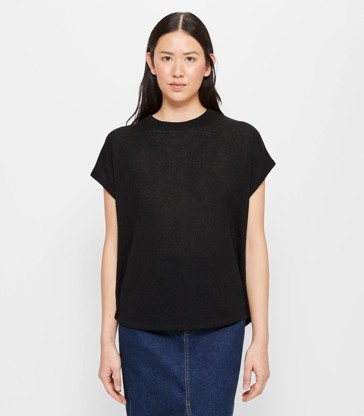 Textured Knit T-Shirt