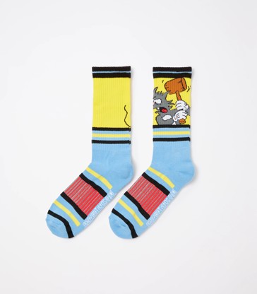Swag Licensed Sports Socks - Itchy & Scratchy