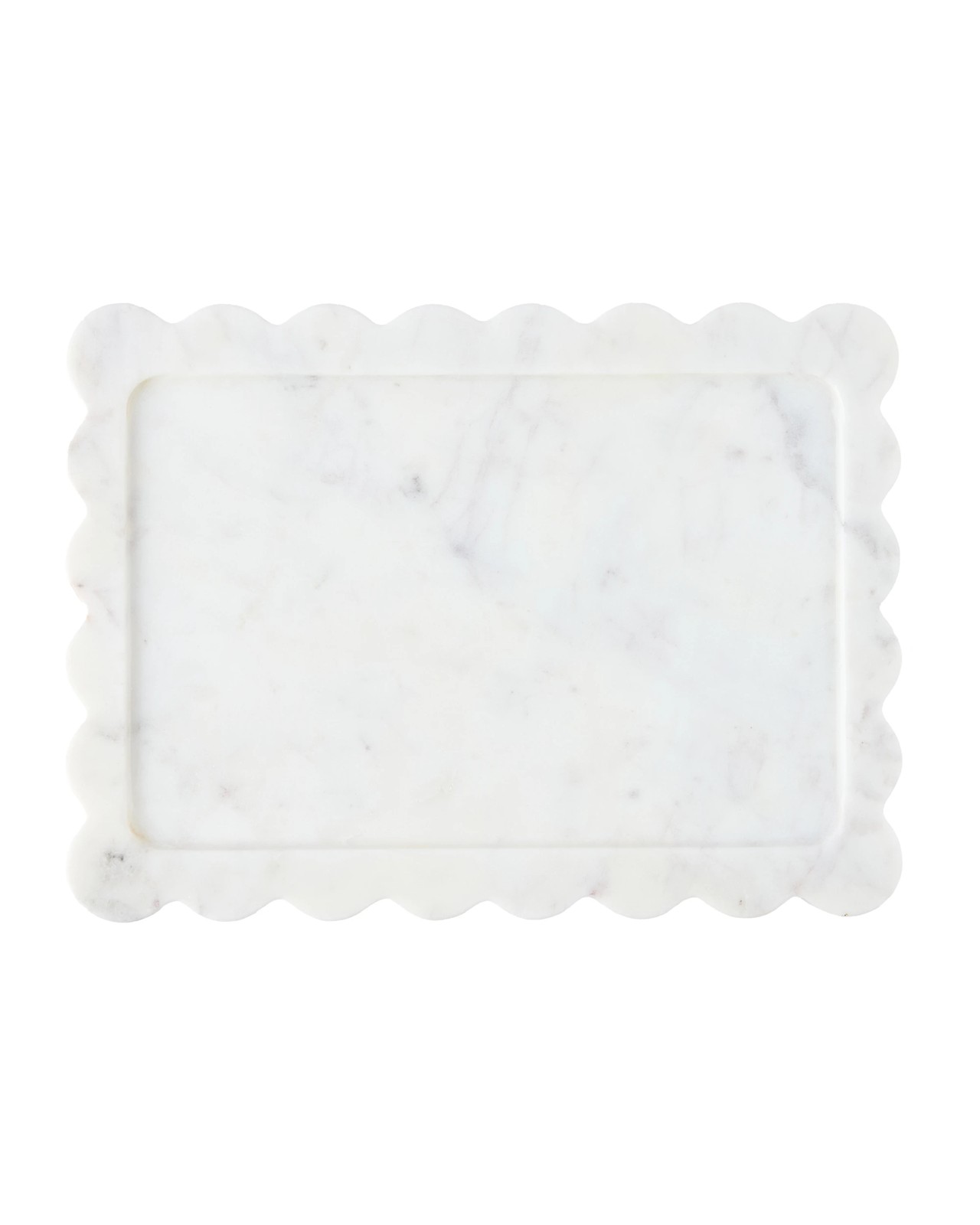 Anko Wavy Edge Marble Decor Tray 3 of 6