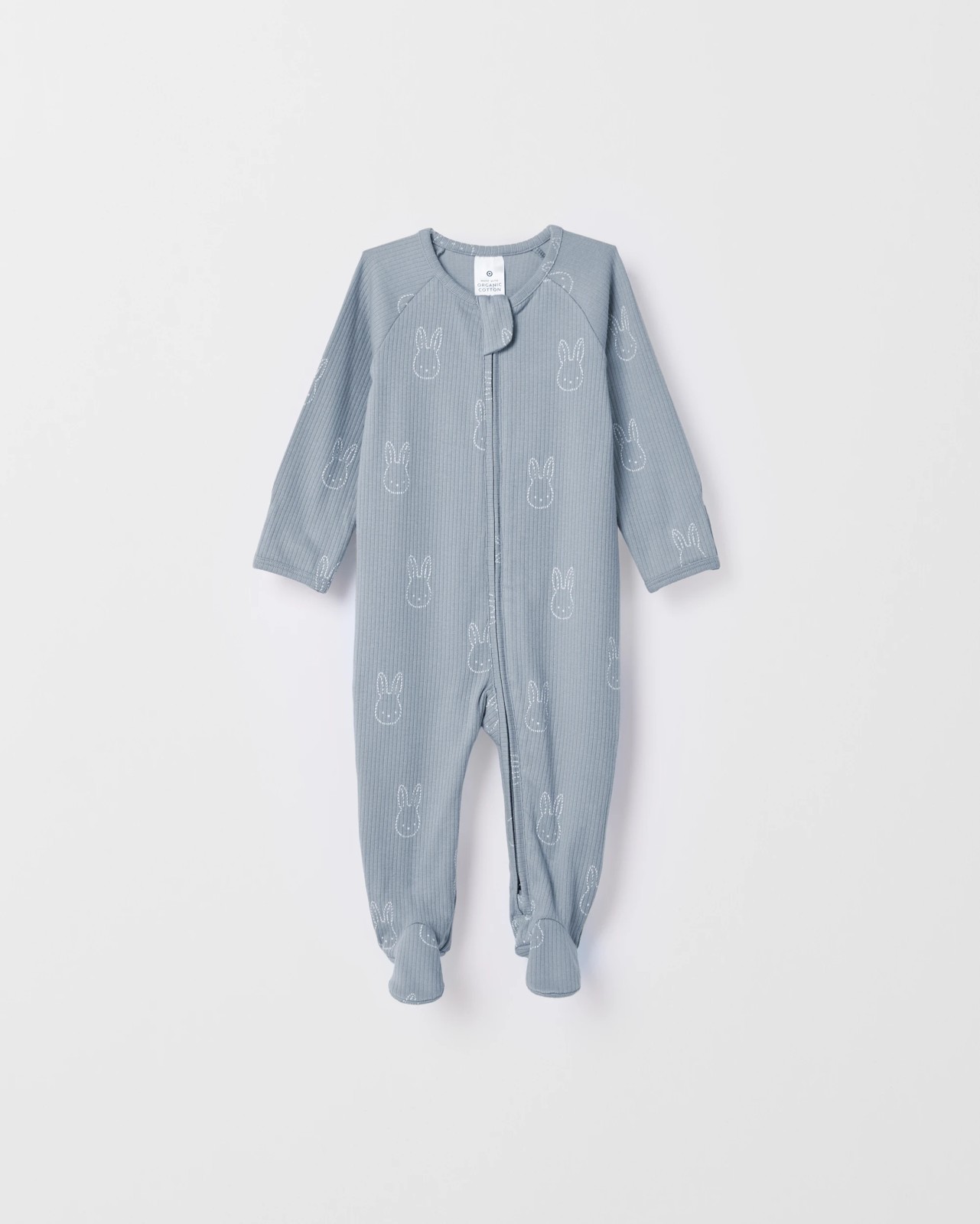 Baby Organic Cotton Print Zip Coverall 3 of 4