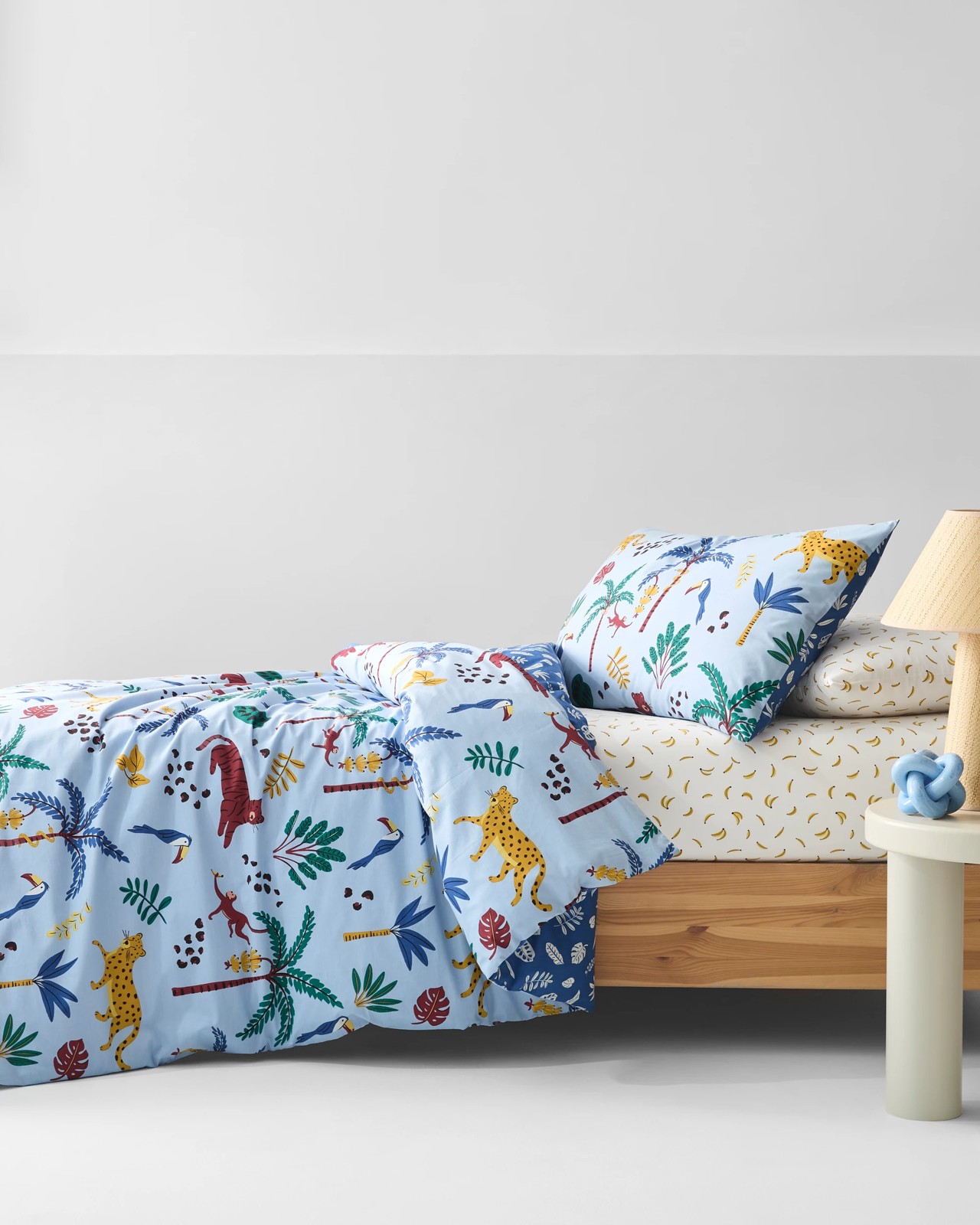 Arlen Jungle Australian Cotton Kids Quilt Cover Set 3 of 5