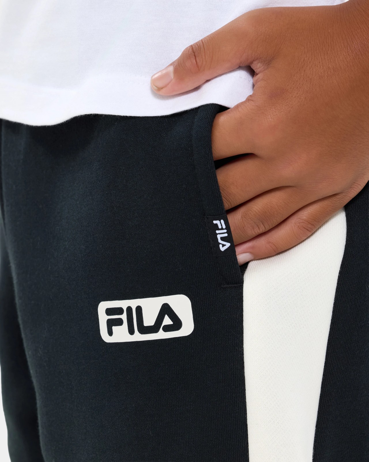 Fila Big Boys Michael College Jogger - Black 5 of 5