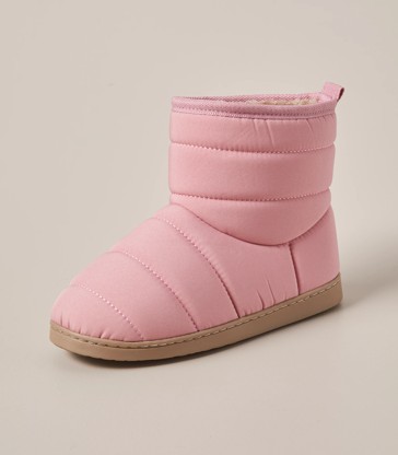 Youth Quilted Slipper Boots
