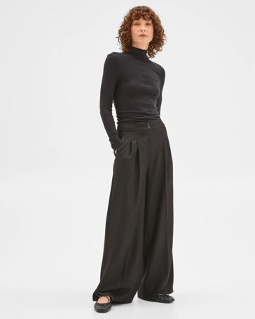 Preview Long Sleeve Luxe Layering Knit Skivvy Top