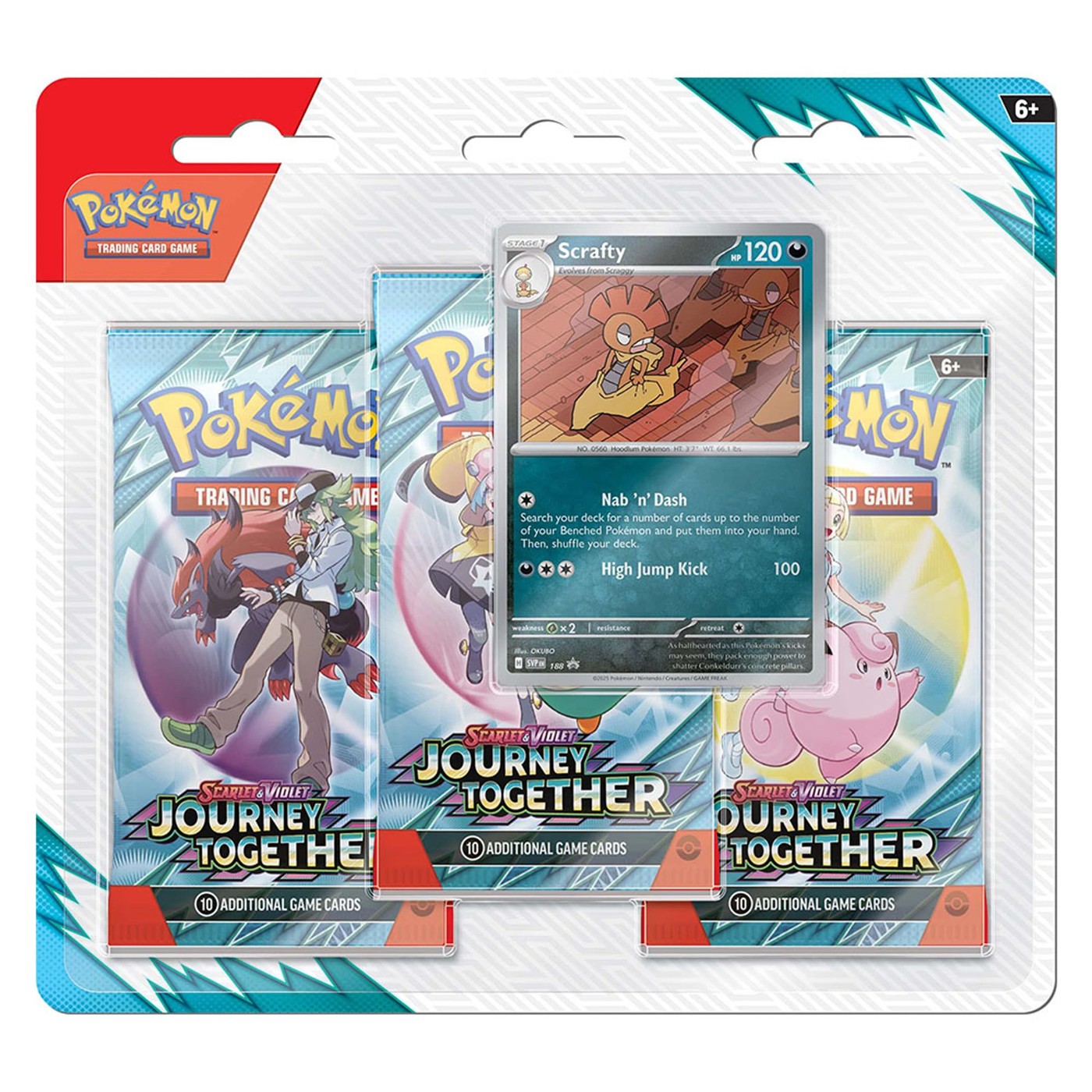 Pokemon TCG: Scarlet & Violet—Journey Together Three-Booster Blister - Assorted* 2 of 5