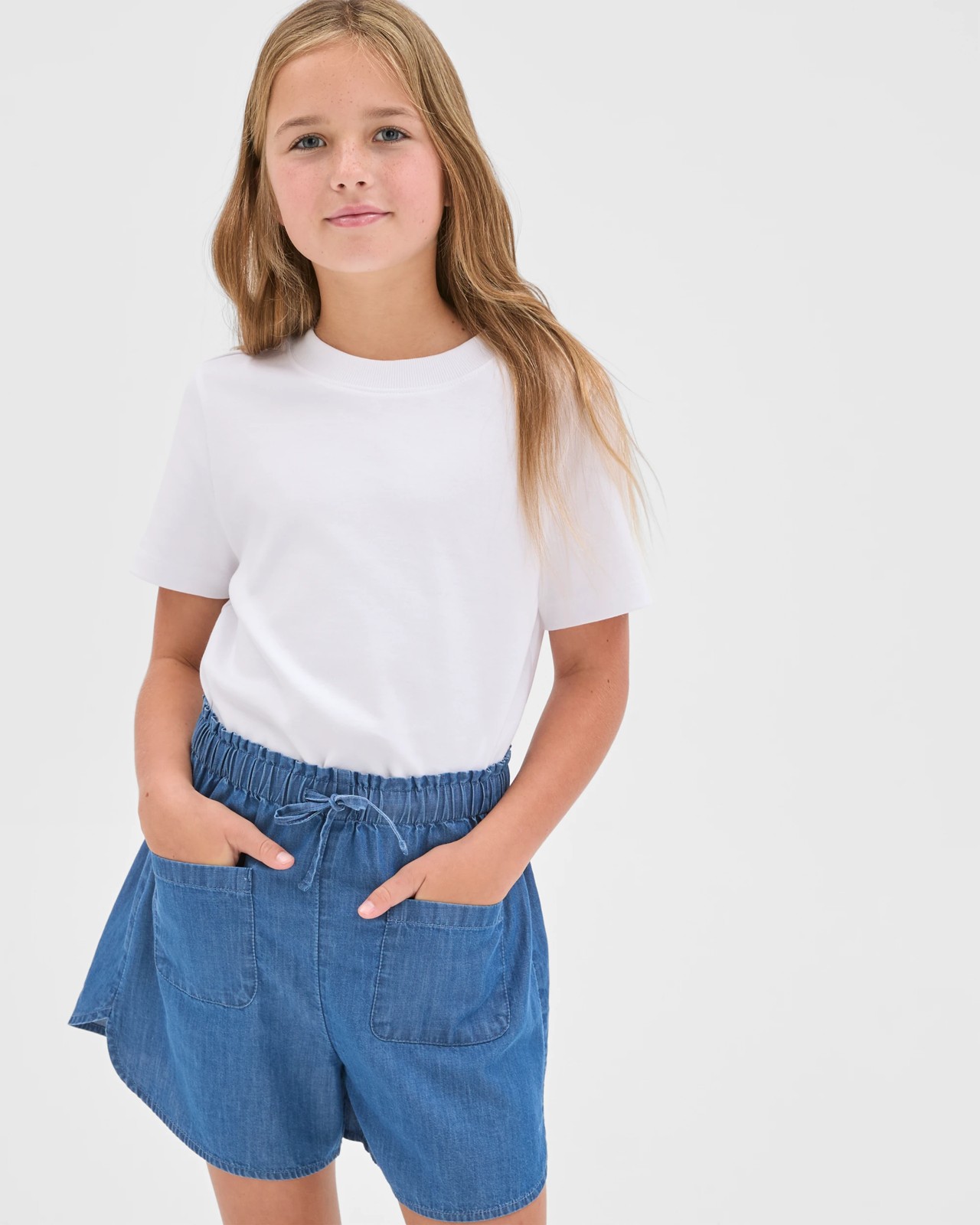Australian Cotton Chambray Shorts 2 of 6