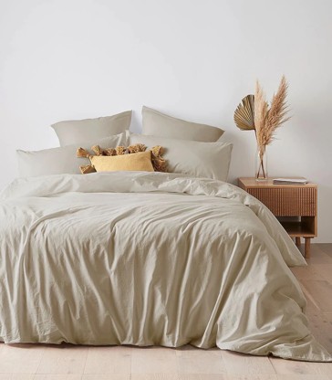 Arlo Stonewash Quilt Cover Set