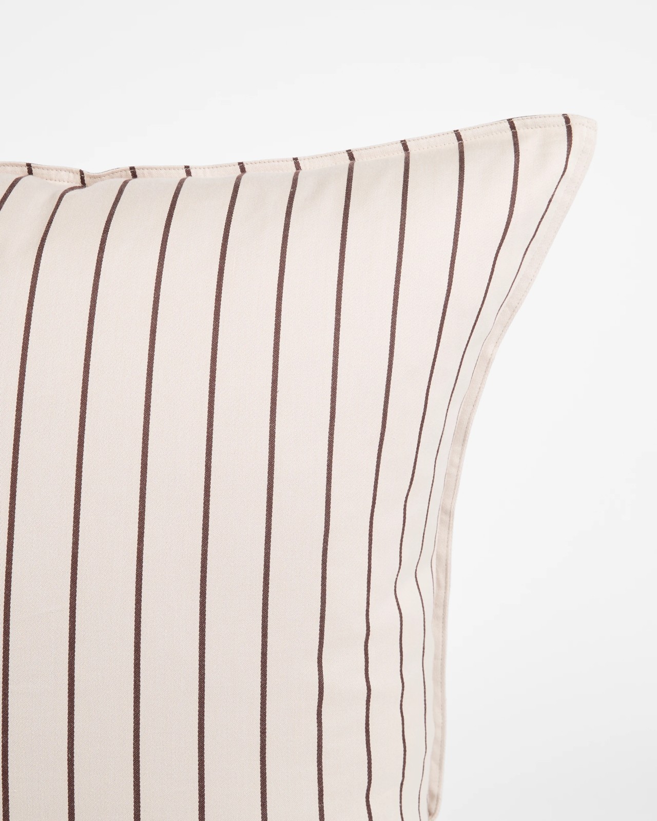 Rayne Stripe Stonewash European Pillowcase - Chocolate/Pumice 5 of 5